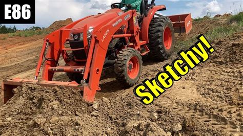 mini excavator steep slope|kubota mini ex up a slope.